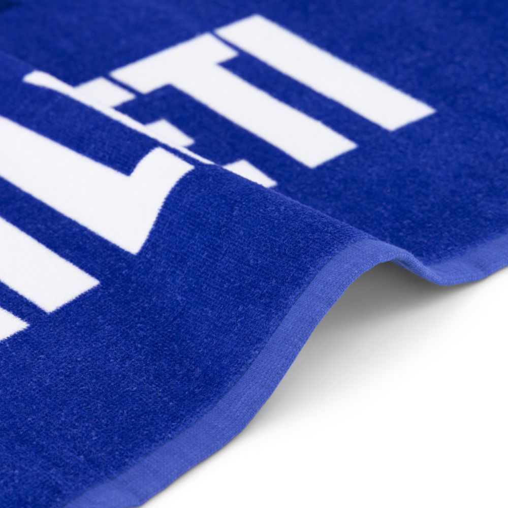 Blue Beach Towel with Atleti Stripes image number null